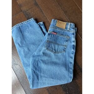 Polo Jeans Co Ralph Lauren Size 4 Blue Cropped Saturday Vintage Denim